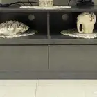 طاولة تلفزيون مع طاولتين جانبية