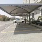 مظلات بنل مظلات قماش هناجر سواتر وجميع اعمال الحدادة