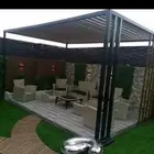 مضلات سواتر برجولات جلسات خارجيه مضلات سيارت