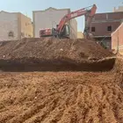 معدات ثقيله بأنواعها وترحيل مخلافات وحفر وهدم وتدعيم للحفر