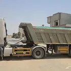 تريلا قلاب للايجار دفان صبيز مواد بناء مع السايق