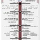تصميم سيرة ذاتية مدمجة احترافية - عربي   إنجليزي