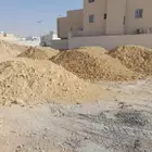 رمل لياسه رمل احمر رمل بناء زيرو مخلوط دفان بلاط بحص