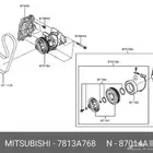 كمبروسر مكيف ونيت مستوبيشي L200