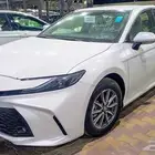 كامري2025 استاندر E بنزين سعودي ملوح لون ابيض  اسود