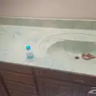 مغسله رخام حوضين