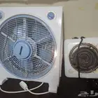 مروحه كهربائيه دوران 180 درجه مع عين شعله حراريه كهربائيه