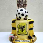 كيك بثيم نادي الاتحاد بمناسبة فوز العميد بالدوري السعودي