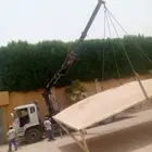 لتأجير الكرينات والرافعات الشوكية