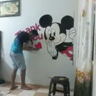 نقدم لكم البعض من الأعمال ف رسم  الجداريات الخارجية و الديك