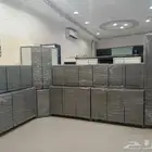 مطابخ الجاهز 5060 سم رخام رصاصي بيج لون داخل التركيب دوادمي