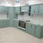 تفصيل وترميم جميع انواع المطابخ وتغير رخام صناعي وطبيعي وتغ