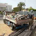 دمار ونقل مخلفات