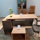 مكاتب مودرن خشبي ورمادي