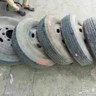 6 جنوط دينه زيزو 6 مسمار اصلي وكاله وكفرات دنلوب 750 16