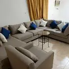 كنب 7اشخاص لون بني