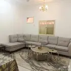 طقم أريكة على شكل حرف L
