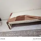سرير خشب بحاله ممتازه بارك مجانا