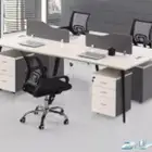 وحدة عمل رباعية بادراج متحركة. جديد وعصري.