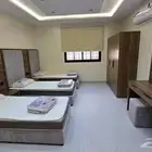 للإيجار شقة مفروشة غرفتين وصالة