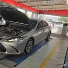 الكزس250es. فيه صدمه وصلت الشاص دقه بسيطه البدي الخرجي