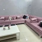 كنب كامل مع طاولة
