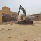 معدات للإيجار جميع انواع الحفر وترحيل وهدم المباني