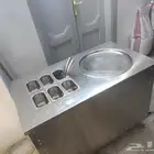 صاج اسكريم استعمال نضيف جدا بس يبغلها فريون