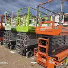 سيزر لفت للايجار رافعة مقصية للايجار سيزر لفت 12متر كهرباء