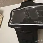 حامل جوال وفرشة قطط لوحه منقوشه بالخشب