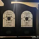 باب حديد ثقيل ثلاث متر عرض طول اثنين وثمانين سم