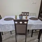 كنب وطاولة خشب واغراض اخرى