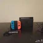 نينتيندو سويتش مع كامل اكسسوارات ومع شنطة الجهاز