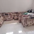 مجلس كامل سجادة كبيرة و صغيرة و طقم سندات للبيع ب 500 ريال