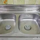 مجلى بدولاب للبيع نظيف ستيل