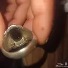 خاتم سليماني لحجر الصلي وسيكل نظاف وتماتيك مع الحبات نقصه 5