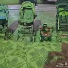 للبيع شبوك وعربيات أطفال
