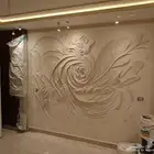 نحت  رسم على الأسقف والجدران