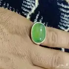 خاتم خنصر عقيق أخضر