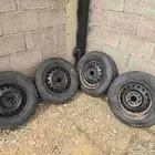 جنوط حديد اربع مسامير مقاس 14 للبيع