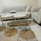 كنب وطاولات كامله للبيع