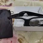 نظارة ذكية فيها سماعة بلوتوث تعمل بالطاقة الحثية صوت نقي