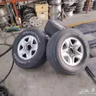 طقم جنوط هدد مقاس 17 وكاله الاصلي