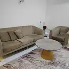 كنب قطعتين مستعمل للبيع