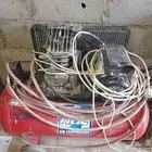 ماطور هواء ومكينه لحام والاغراض المعروضه للبيع