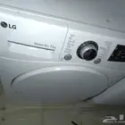 مجفف ملابس LG أمامي سعة 7 كجم بحاله ممتازه للبيع بالرياض