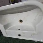 مغسلة رخام الخزف السعودي شبه جديدة