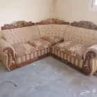 كنب للبيع مستعمل علي السوم في القوارة الكمية خمسه وثنين زاوي