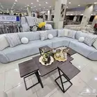 جلسة حرف L مع كنبة ثنائية (جديد)