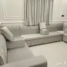 كنب ستائر ويفي مساند جلسه عربيه تفصيل مع تنجيد